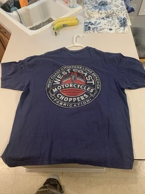 Camiseta RARA VINTAGE West Coast Choppers Talla L, XL Jesse James Long Beach Ca Foto 1 de 4