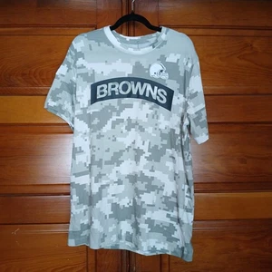 NWT Cleveland Browns NFL Nike Dri-Fit Men's Med Camo T Shirt Salute to Service - Picture 1 of 7