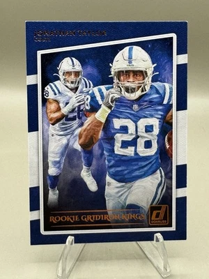 2020 Panini Donruss Джонатан Тейлор дебютант Gridiron Kings (RC) #RGK-JT Colts - Изображение 1 из 2