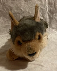 Wolf Stofftier Miyoni von Aurora World 13 Zoll Plüsch liegend realistisch - Bild 1 von 5