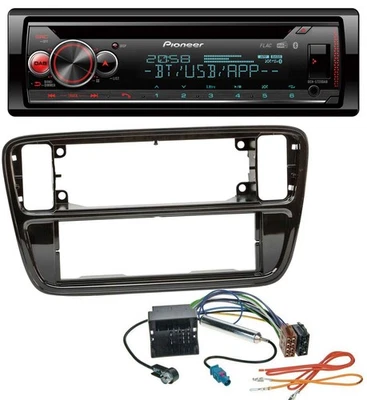 Pioneer MP3 DAB CD Bluetooth USB Autoradio für VW Up AA AAN 2011-2016 piano blac - Bild 1 von 4