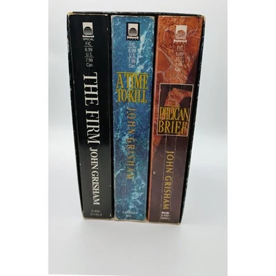 JOHN GRISHAM Trilogy Box Set 3 Bestsellers:THE FIRM,A TIME TO KILL,PELICAN BRIEF — 第 1/4 张图片