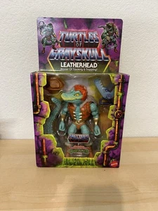 MOTU Origins Turtles of Grayskull LEATHERHEAD Deluxe Action Figure Unpunched - Picture 1 of 6