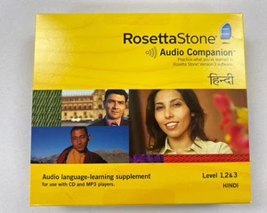 Rosetta Stone Audio Companion Hindi Level 1,2,&3 (2008) - Picture 1 of 7