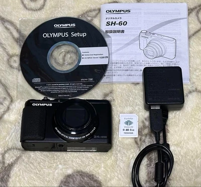 Olympus Stylus SH-60  16.0MP Compact Digital Camera 24x Zoom From Japan used - Image 1 of 4