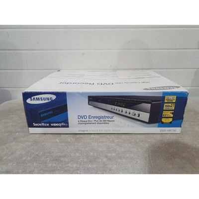 Samsung DVD-HR750 HDD & DVD Recorder Black 160GB HDD Multi-Format Recording - Image 1 of 4