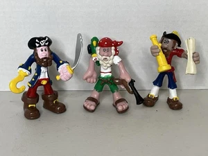 KId Kraft Pirate Cove Ship 63285 Replacement Bendable Pirate Figure Toy Lot of 3 - Picture 1 of 2