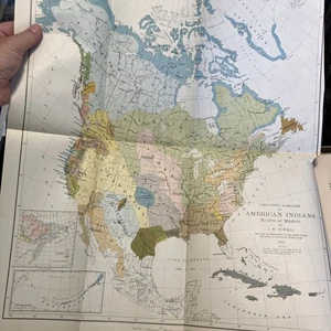 Indian Population in the United States and Alaska 1910 (1915) w/  MAP. "AS IS" - Imagen 1 de 24