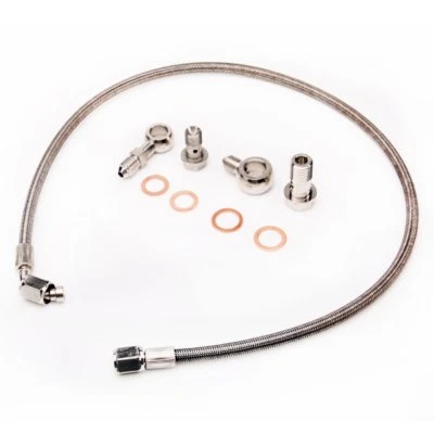 TRITDT Fits Volvo 740 760 940 TD04H B230FT Turbo Oil Feed Line Kit - Image 1 of 2