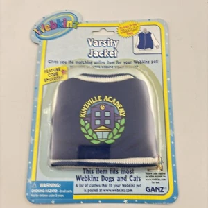 Webkinz Clothing Varsity Jacket BRAND NEW Sealed WE000346 Unused Code - Picture 1 of 2