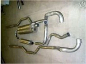 1968-1969 CADILLAC ELDORADO DUAL EXHAUST, 304 STAINLESS WITH RESONATOR - Picture 1 of 3