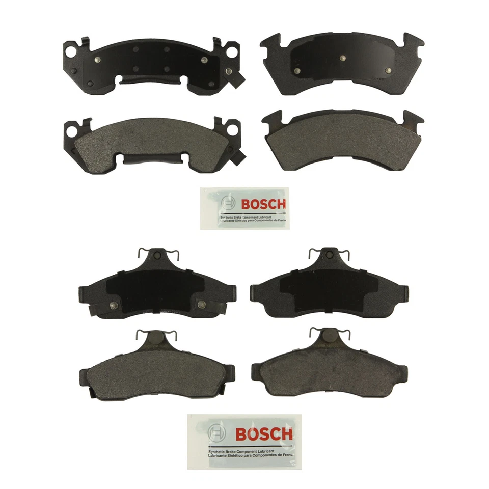 Bosch Blue Front Rear Semi-Met Disc Brake Pad Kit For Chevrolet Impala 1995-1996 - Image 1 of 1