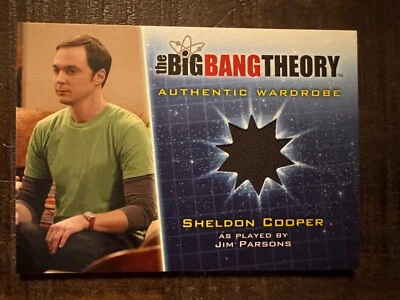 the big bang theory Season 5 M8 Sheldon wardrobe patch card - Image 1 of 2