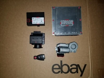 MERCEDES BENZ E500 CLS500 2003-2005 ECM ECU MOTOR COMPUTADORA INTERRUPTOR LLAVE Foto 1 de 4