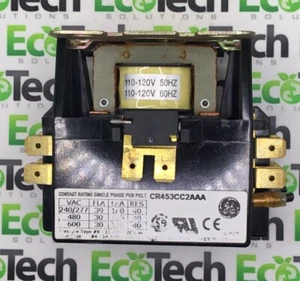 Contactor de propósito definido GE CR453CC2AAA bobina de 2 polos 30 AMP 110/120V 50/60Hz - Imagen 1 de 7