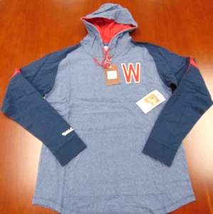 MITCHELL & NESS MLB WASHINGTON SENATORS LIGHTWEIGHT 2.0 HOODY SHIRT SIZE L - Picture 1 of 4