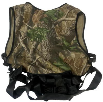 TREE STALKER SAFETY Harness tether strap camouflage deer stand Hunting vest XL - Image 1 of 4