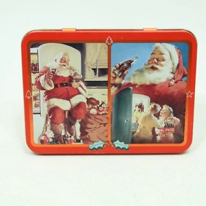 Vintage Coca-Cola Santa Claus Playing Cards Double Deck Bridge Poker Set NEW - Picture 1 of 9