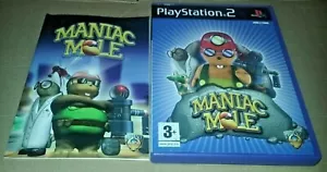 Maniac Mole Sony Playstation 2 PS2 UK PAL CIB Manual Phoenix Juego - Imagen 1 de 5