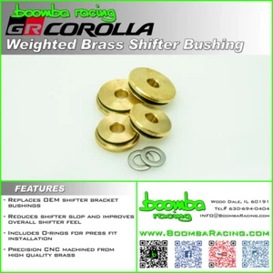 Bujes de enlace de cambio de latón ponderado GR Corolla - Imagen 1 de 3