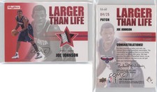 2008-09 Skybox Larger Than Life Memorabilia Red /25 Joe Johnson #LL-JJ Patch