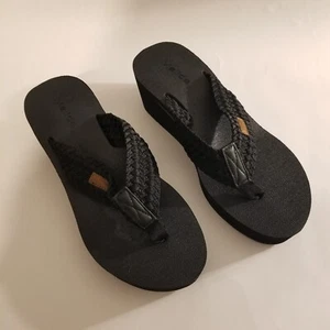 MALIDA EZSURF VOVEA WOMEN'S WEDGE ARCH SUPPORT FLIP FLOPS SIZE 9 - Picture 1 of 7