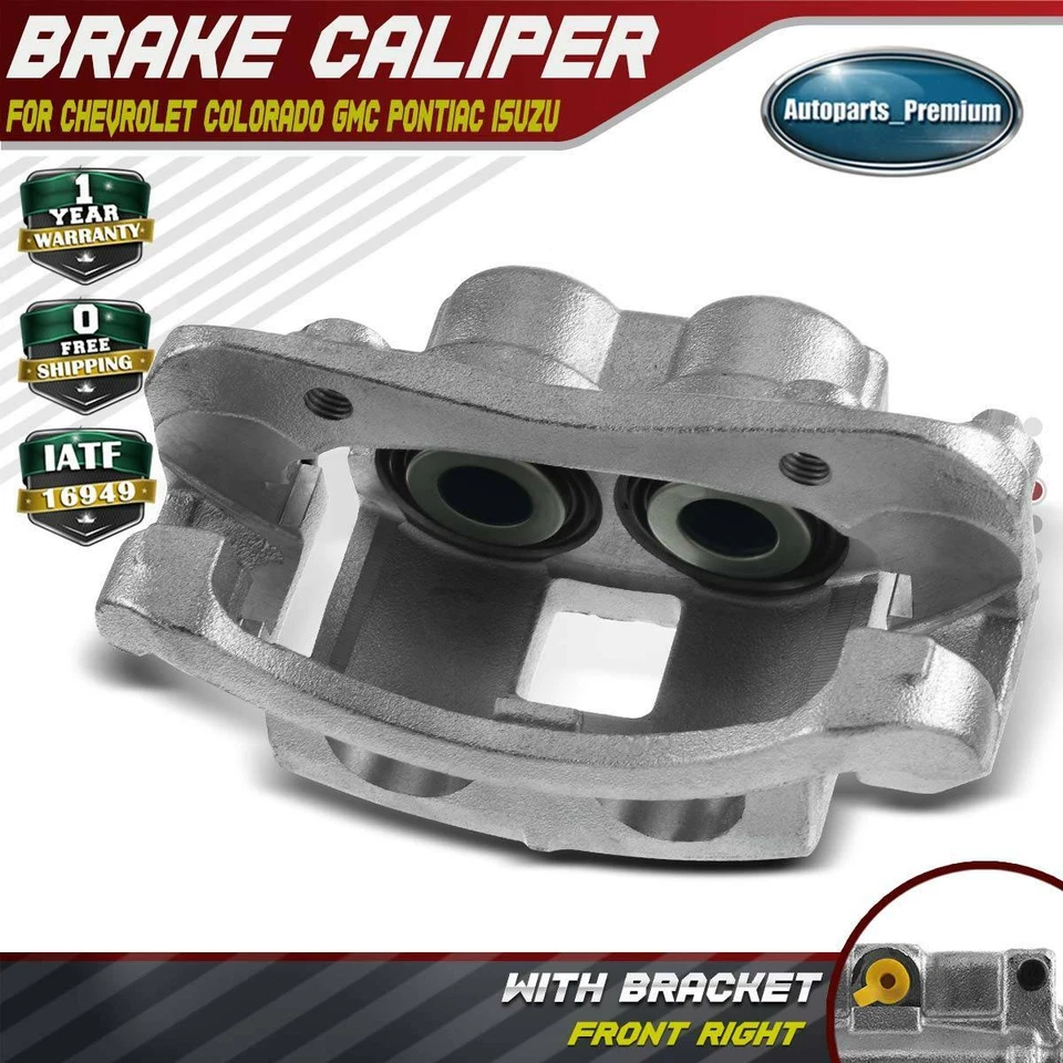Pinza de freno con soporte para Chevy Colorado GMC Canyon Pontiac Isuzu delantera derecha Foto 1 de 4