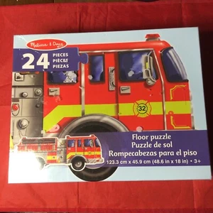 Melissa & Doug Red Fire Truck Floor Puzzle 36 Piece New in Box - Picture 1 of 6