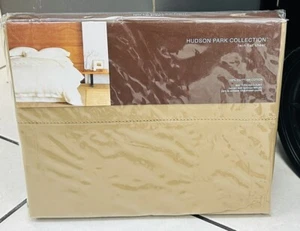 NEW Hudson Park 600 TC 100% Egyptian Cotton TWIN Flat Sheet BRONZE - Picture 1 of 2