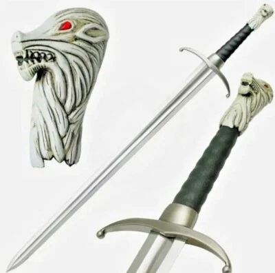 Handmade Long Claw Sword Stainless Steel/John Snow Sword With Wall Plaque - image 1 of 4