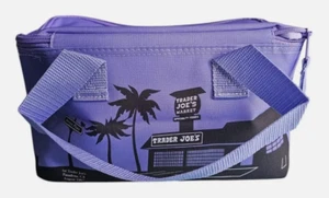BRANDNEU TRADER JOE'S MINI ISOLIERTE BEUTELTASCHE LUNCH BAG - Lavendel - (DR) - Bild 1 von 3