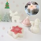 Santa Claus Snowflake Candle Molds Christmas Tree Ginger Bread Man Wax Mould