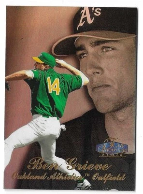 1998 Flair Showcase Baseball Ben Grieve Row 3 Card #4 Oakland Athletics - Image 1 of 2
