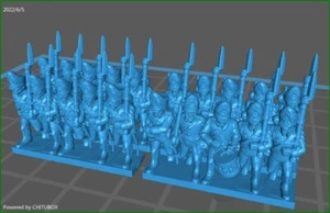 Austrian grenadiers btg - 15mm epic size - war games and dioramas - Picture 1 of 1