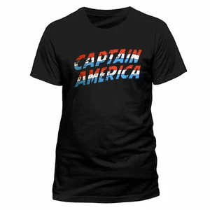Captain America Logo T-Shirt (Large) - Picture 1 of 3