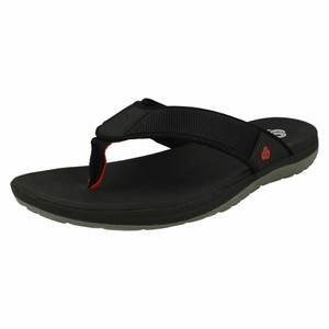 clarks red flip flops