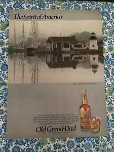 Pubblicità Vintage 1981 Vecchio Nonno Stampa Borbone Lo Spirito d'America - Foto 1 di 7