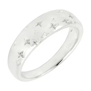 Starry Night Ring 925 Sterling Silver Hallmarked British Made Size K- S - Picture 1 of 4