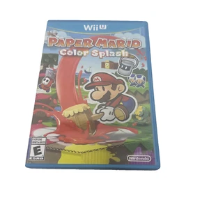 Paper Mario Color Splash (Nintendo Wii U, 2016) No Manual - Picture 1 of 5