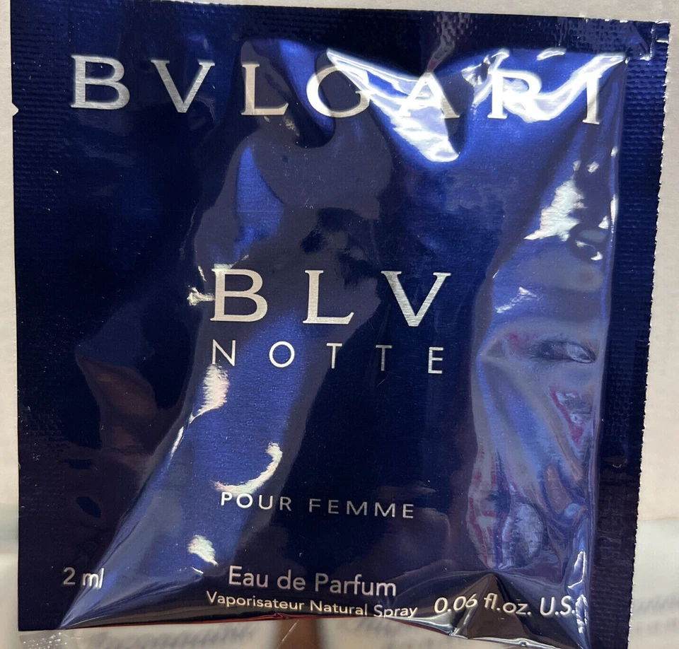 BVLGARI BLV Notte Pour Femme muestra frasco de perfume 2 ml / 0,06 oz NUEVO en paquete SELLADO Foto 1 de 1
