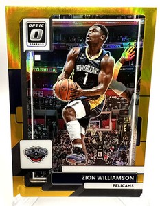 Zion Williamson 22-23 NBA Prizm Gold 2/10