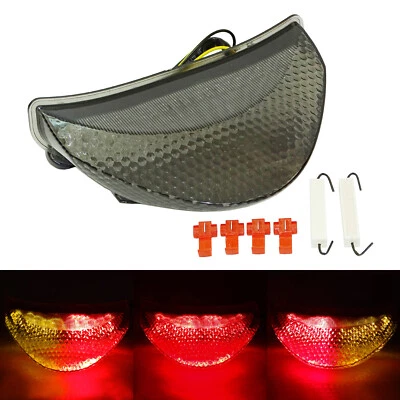 Smoke E-Mark LED Integrated Blinker Taillight for HONDA CB600F Hornet 2007-2010 - Image 1 of 4