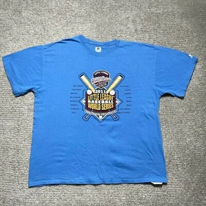 2011 Little League World Series Shirt Adult Extra Large Blue Russell Tag Mens - Picture 1 of 7