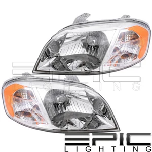 Halogen Headlamps for 2007-2011 CHEVROLET AVEO Sedan Left Right Sides Pair - Picture 1 of 2