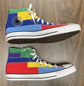 Converse Chuck Taylor All Star High Top Patchwork Multicolore 169939F Uomo 11 - Foto 1 di 9
