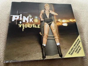 PINK -TROUBLE  - 3 TRACK CD SINGLE - P!NK - Picture 1 of 1