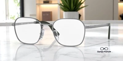 PERSOL PO10V 513 Gunmetal Transparente 50 mm Unisex Anteojos Foto 1 de 2