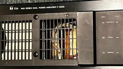 TOA P-1060D Power Amplifier Analog.  Tested Good. - Image 1 of 4