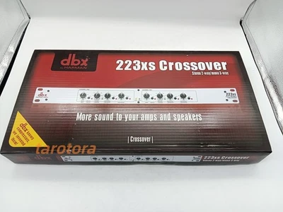 223xs dbx Crossover Stereo 2-Way / Mono 3-Way in Box w/ Manual By Harman NEW - Image 1 of 4