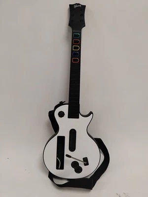 Guitar Hero Gibson Les Paul Wireless Controller for Wii - White Untested Used  - Image 1 of 4